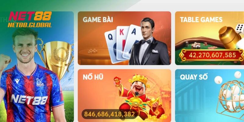 Khám phá tổng quan sảnh game bài đang hot tại Net88