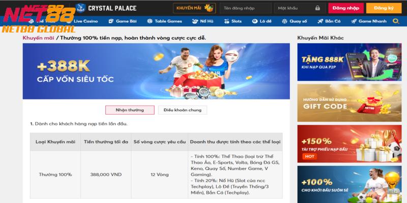 Cấp vốn siêu tốc giúp hội viên có nguồn tiền đặt cược dồi dào
